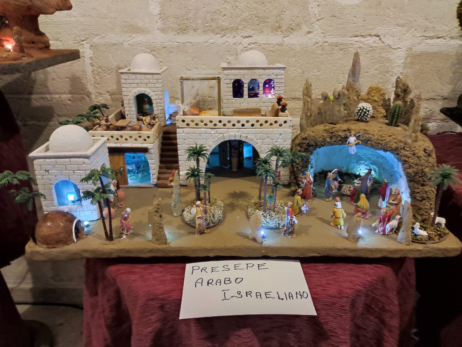 La Città Deserta di Abramo — presepe artigianale di Stefano De Pascale