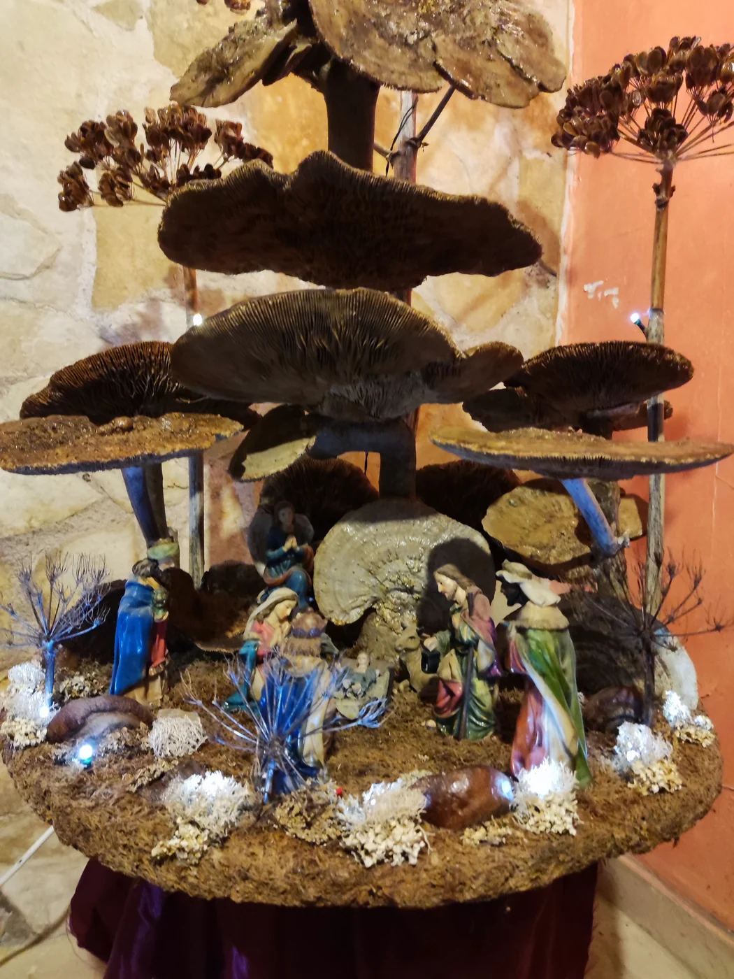 Il Bosco che Ripara — presepe artigianale di Stefano De Pascale