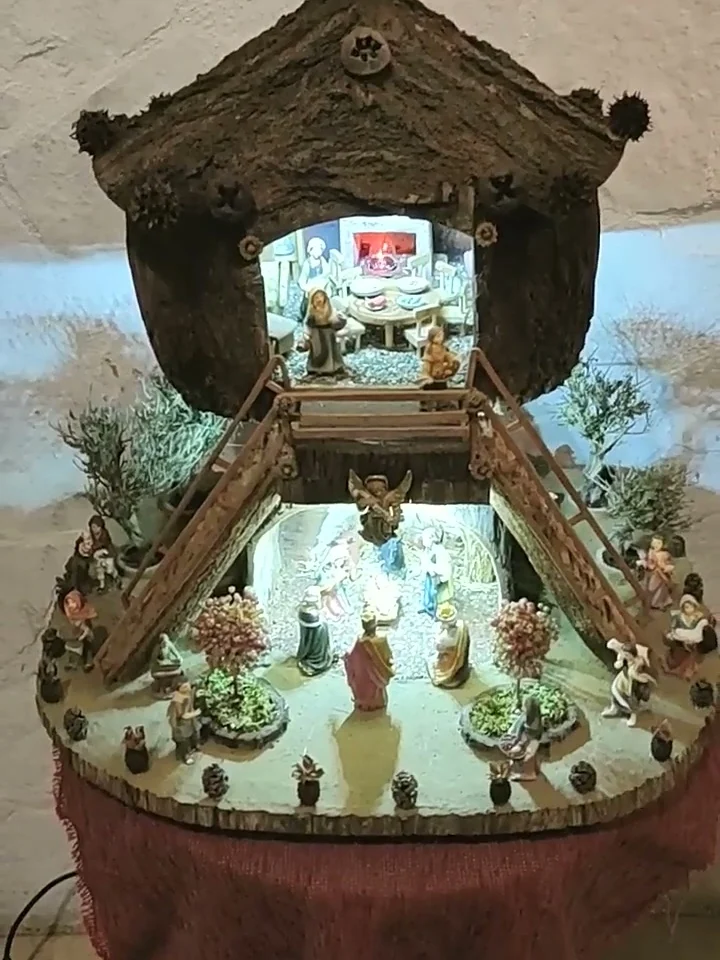 La Capanna della Luce — presepe artigianale di Stefano De Pascale